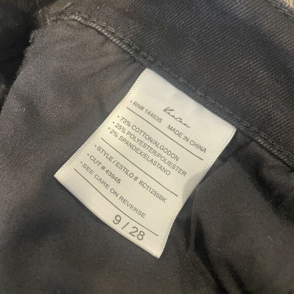NWT Kancan Black Flare Mid Rise Jeans Size 9 /28 KC11255BBK - Picture 3 of 9